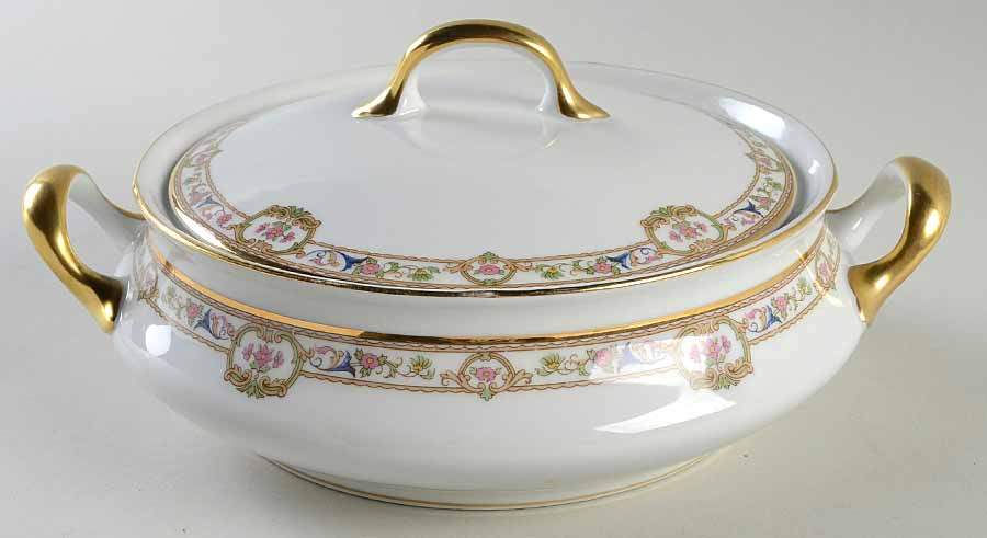 Doreen Round Covered Vegetable by Bernardaud-1