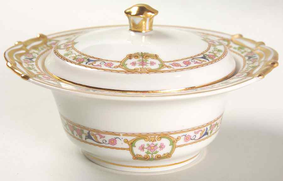 Doreen Sugar Bowl & Lid by Bernardaud-1
