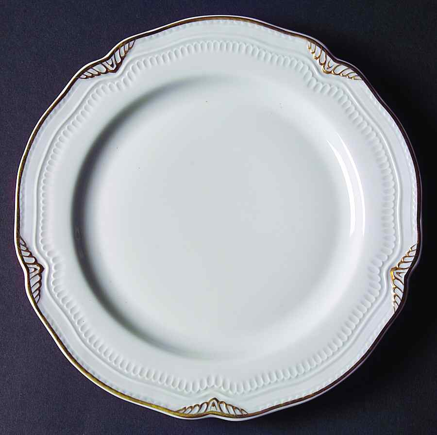 Dupleix Gold Salad Plate by Bernardaud-1
