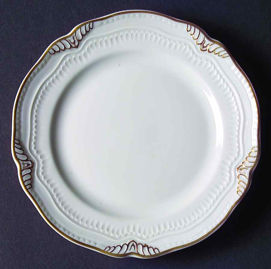 Dupleix Gold Bread & Butter Plate by Bernardaud-1