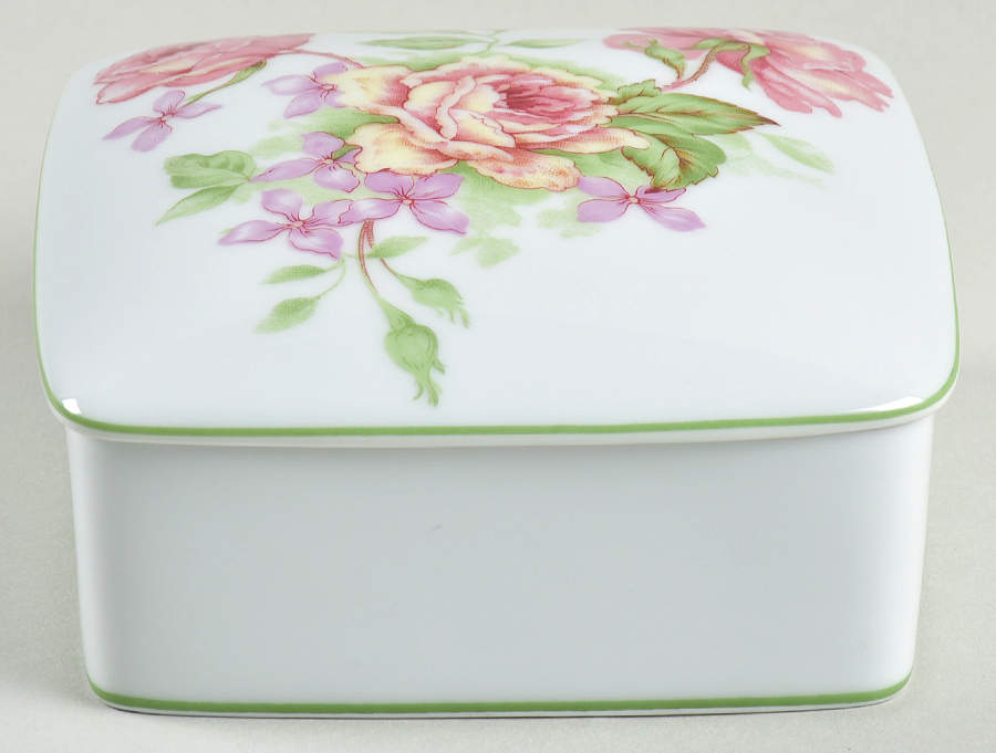 Eugenie De Montijo Square Box with Lid by Bernardaud-1