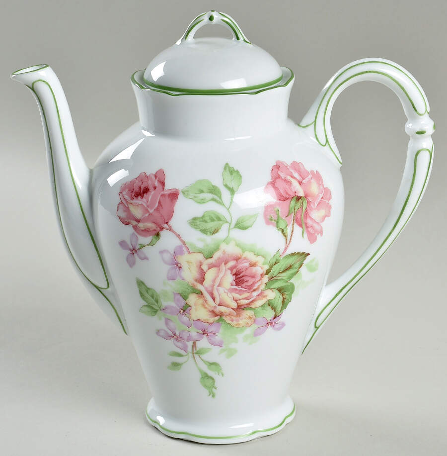 Eugenie De Montijo Small Coffee Pot & Lid by Bernardaud-1