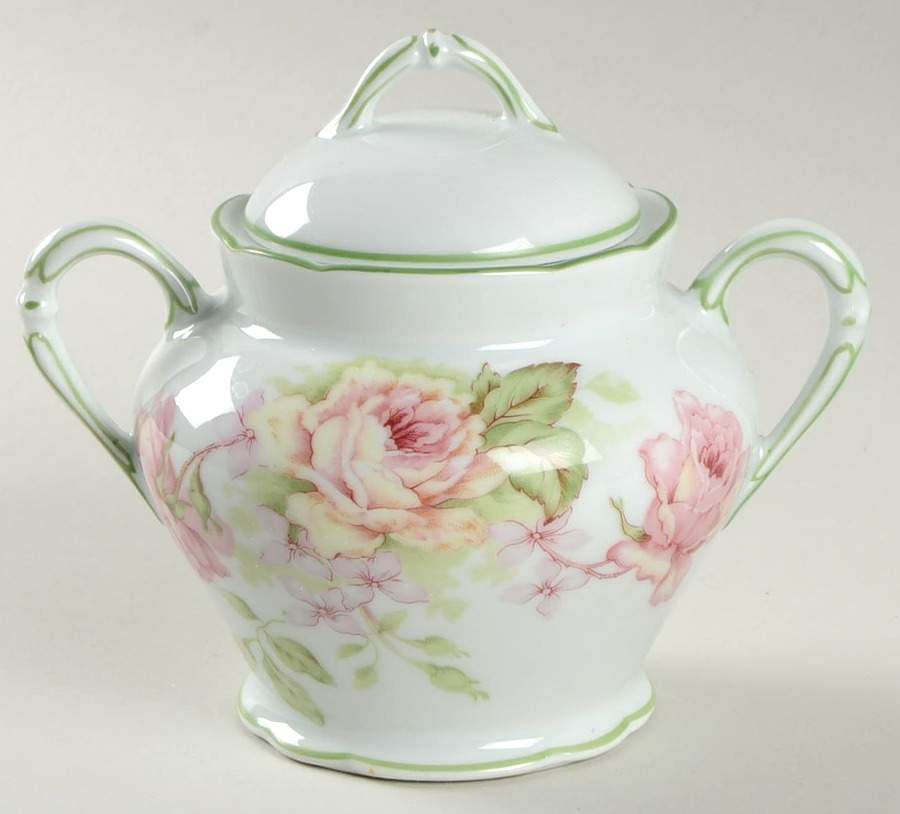 Eugenie De Montijo Mini Sugar Bowl & Lid by Bernardaud-1