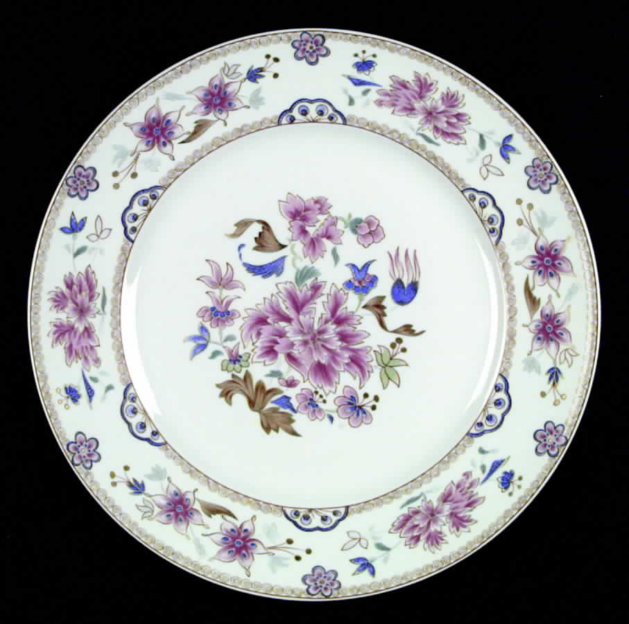 Famille Rose Dinner Plate by Bernardaud-1