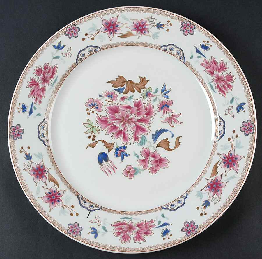 Famille Rose Service Plate (Charger) by Bernardaud-1