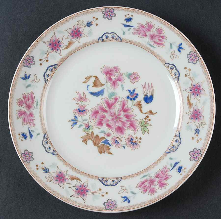 Famille Rose Bread & Butter Plate by Bernardaud-1