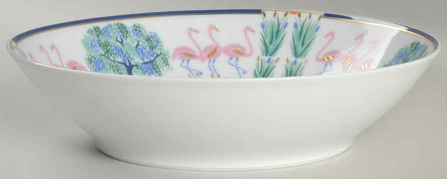 Flamants Roses Coupe Soup Bowl by Bernardaud-1