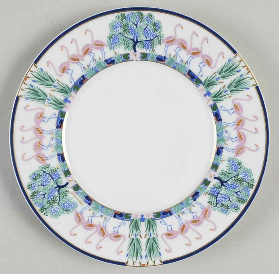 Flamants Roses Dessert/Pie Plate by Bernardaud-1