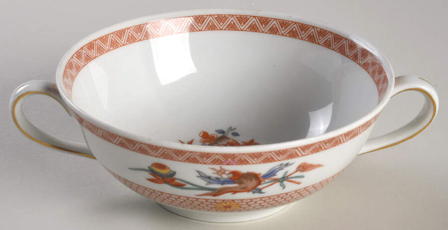 Fou Tcheou Flat Cream Soup Bowl by Bernardaud-1