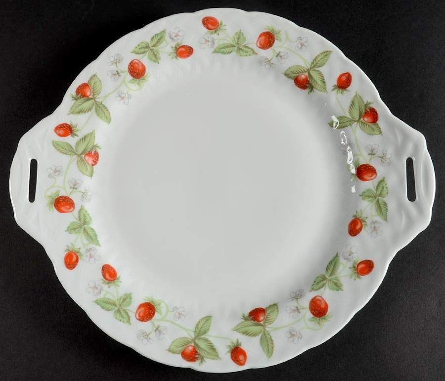 Frasiere Handled Cake Plate by Bernardaud-1