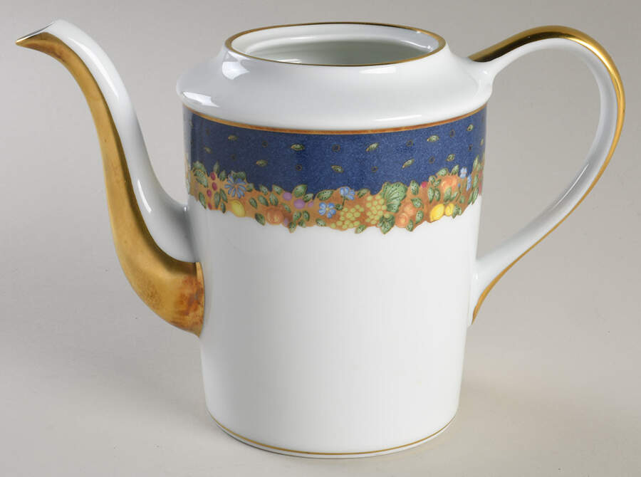 Frutti Fiori Small Coffee Pot No Lid by Bernardaud-1