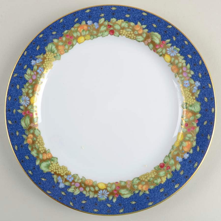Frutti Fiori Dessert/Pie Plate by Bernardaud-1