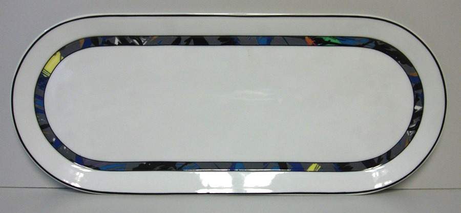 Galaxie Large Sandwich Tray by Bernardaud-1