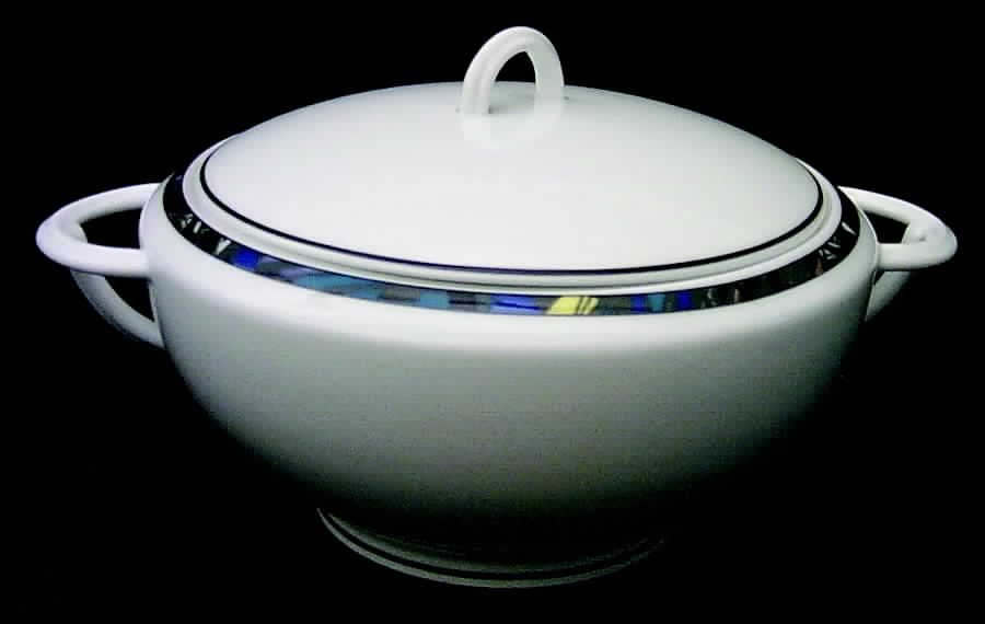 Galaxie Round Covered Vegetable by Bernardaud-1
