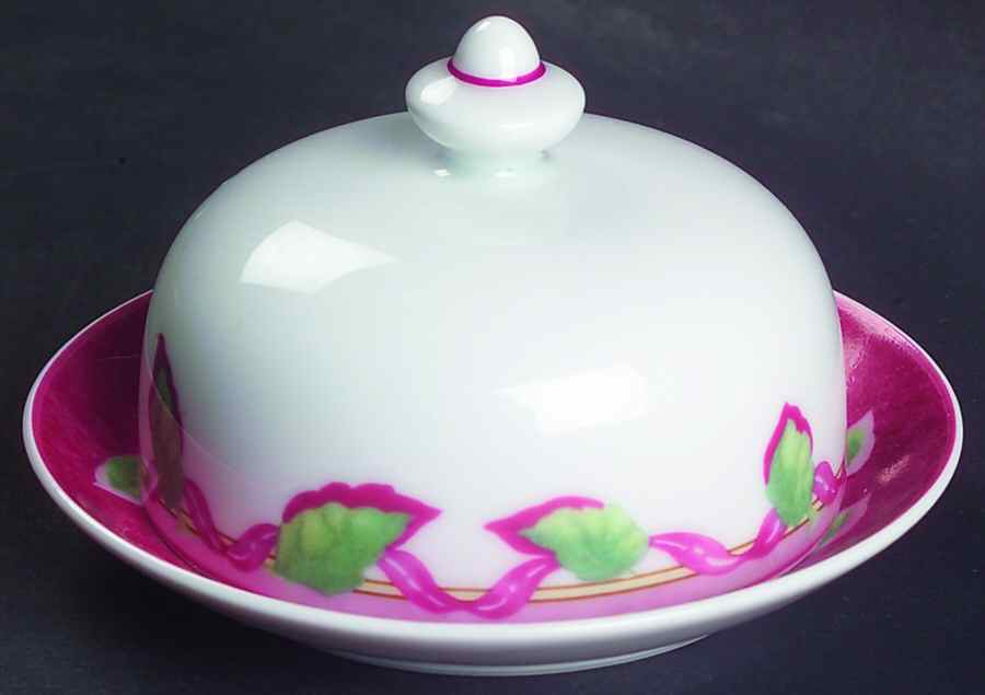 Garance Mini Round Covered Butter by Bernardaud-1