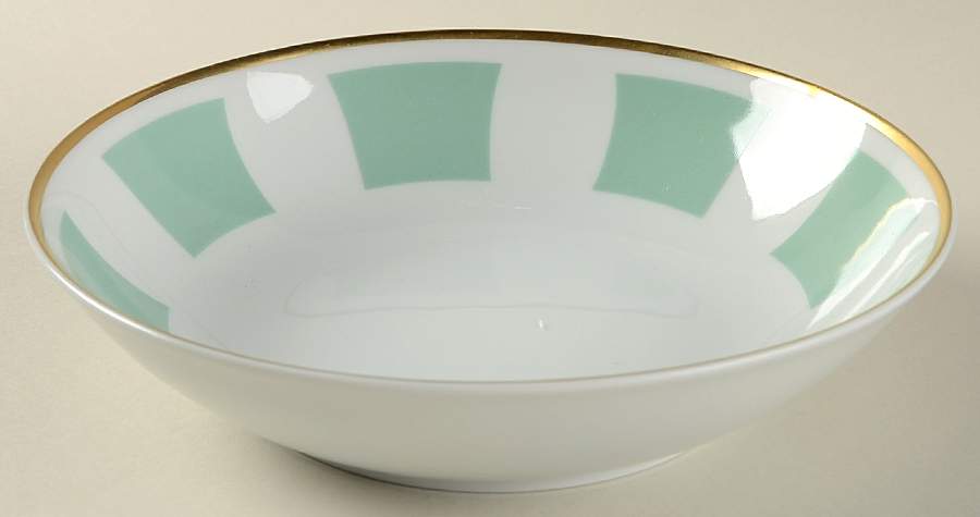 Galerie Royale Amande (Light Green) Coupe Soup Bowl by Bernardaud-1
