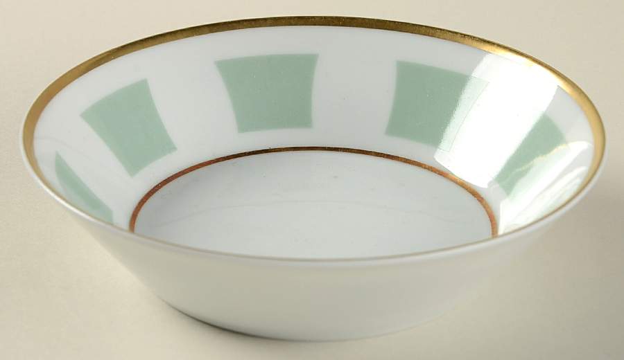 Galerie Royale Amande (Light Green) Fruit/Dessert (Sauce) Bowl by Bernardaud-1