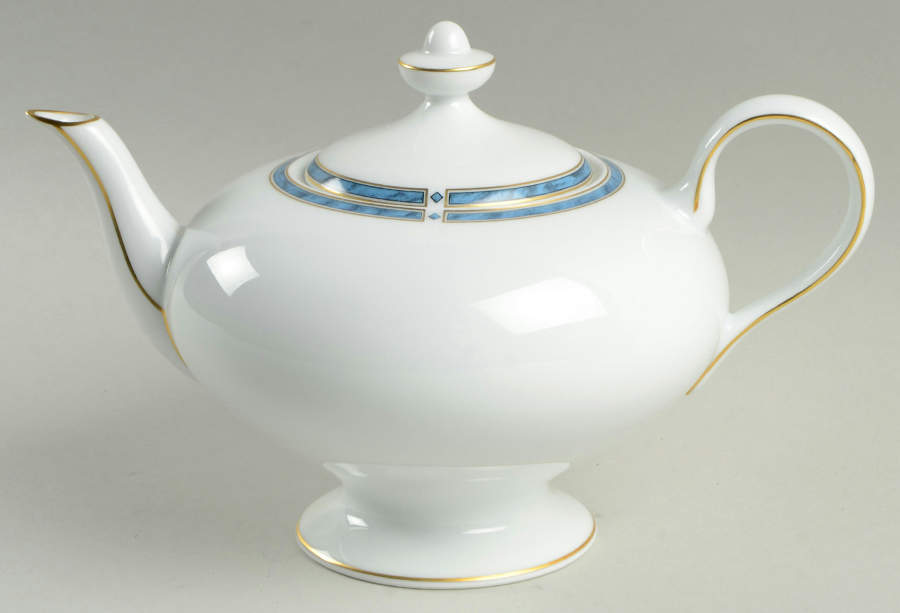 Gemme Bleu Teapot & Lid by Bernardaud-1