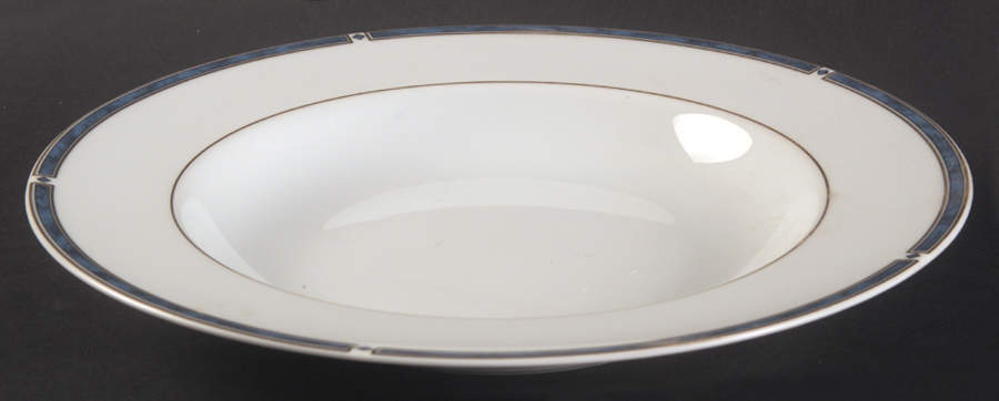 Gemme Bleu Rim Soup Bowl by Bernardaud-1