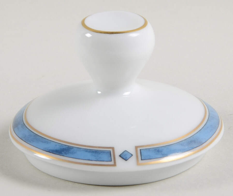 Gemme Bleu Lid for Sugar Bowl by Bernardaud-1