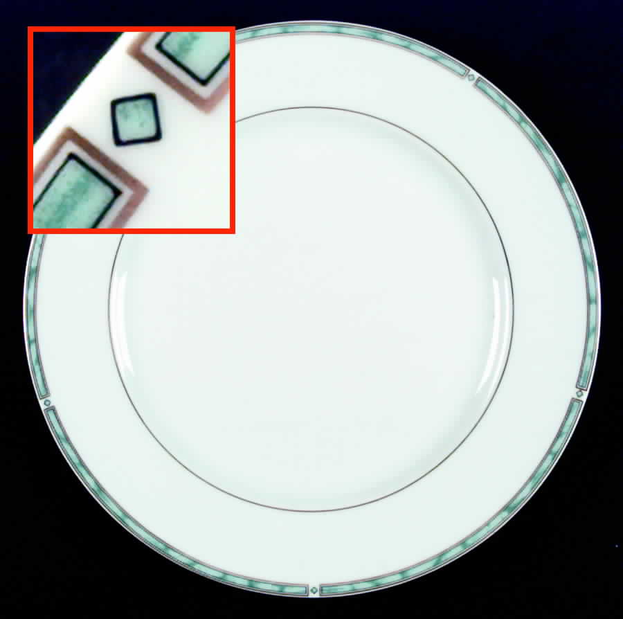 Gemme Green Dinner Plate by Bernardaud-1