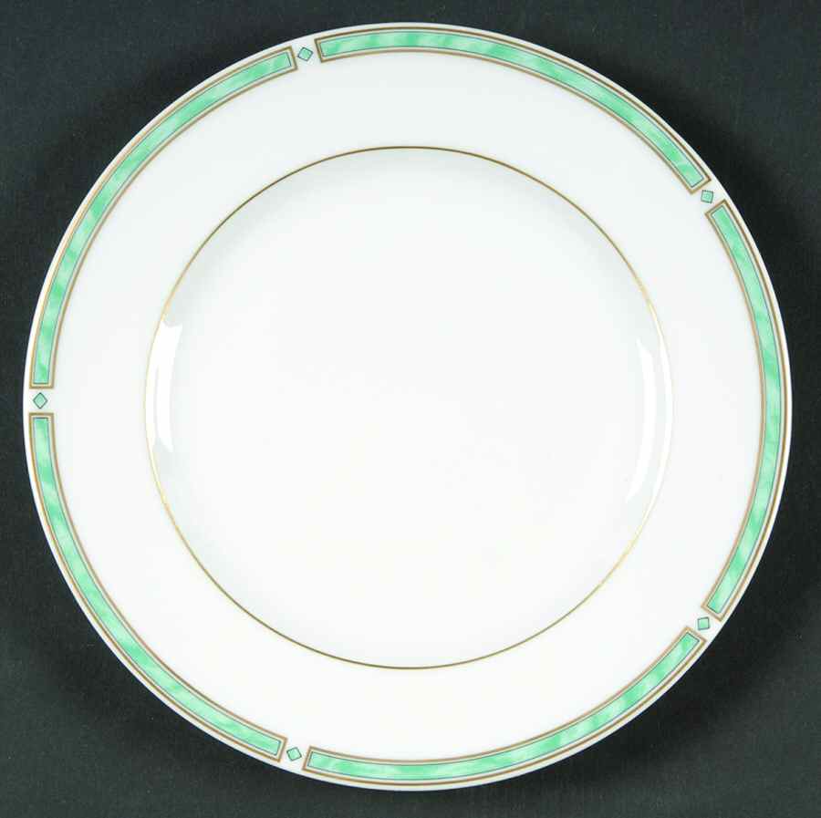 Gemme Green Bread & Butter Plate by Bernardaud-1