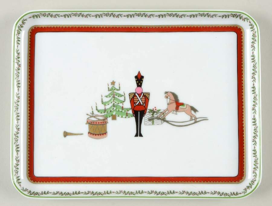 Grenadiers Rectangular Tray by Bernardaud-1