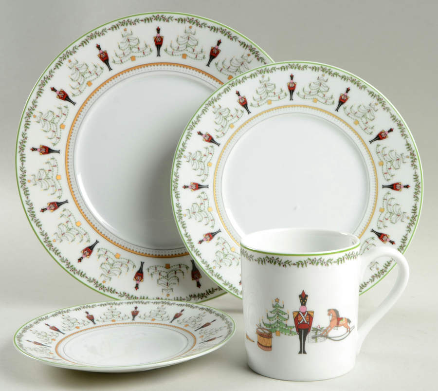 Grenadiers 4 Piece Place Setting by Bernardaud-1