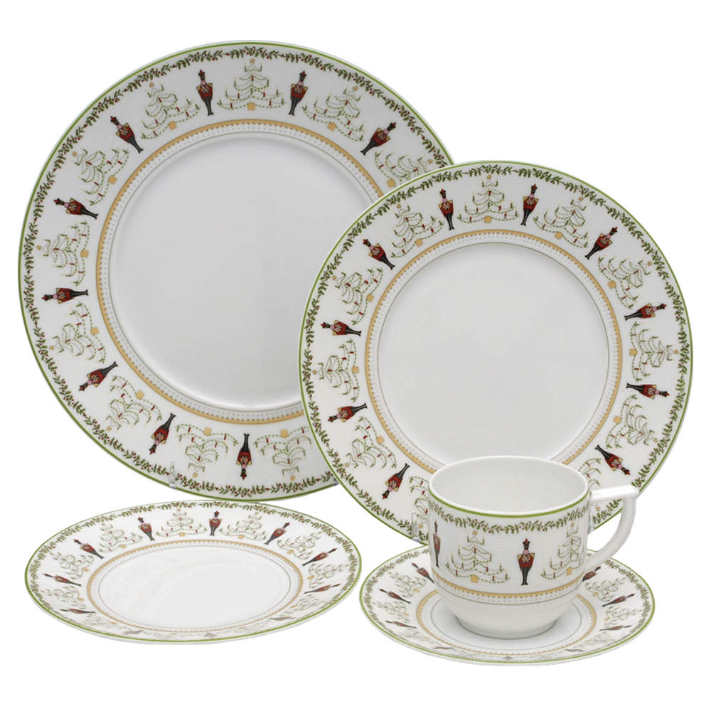 Grenadiers 5 Piece Place Setting by Bernardaud-1