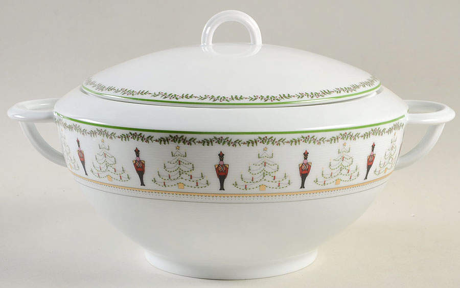 Grenadiers Round Covered Vegetable by Bernardaud-1