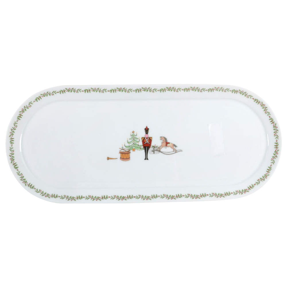 Grenadiers Oblong Cake Plate by Bernardaud-1