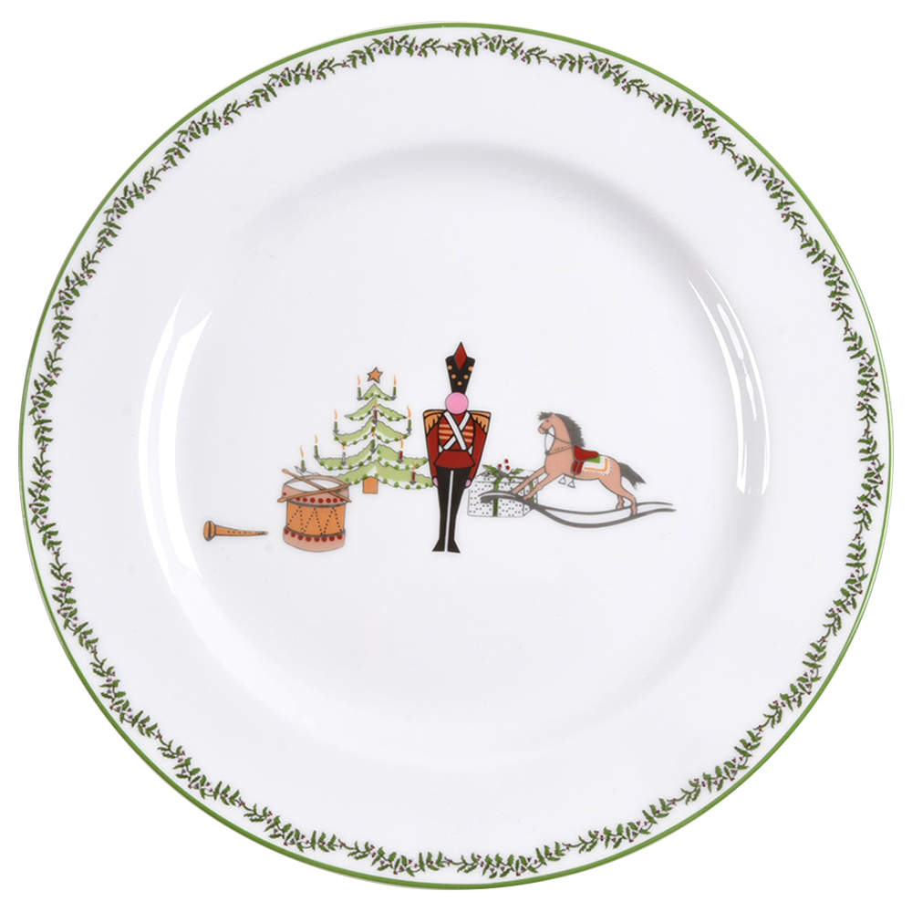 Grenadiers Dessert/Pie Plate by Bernardaud-1