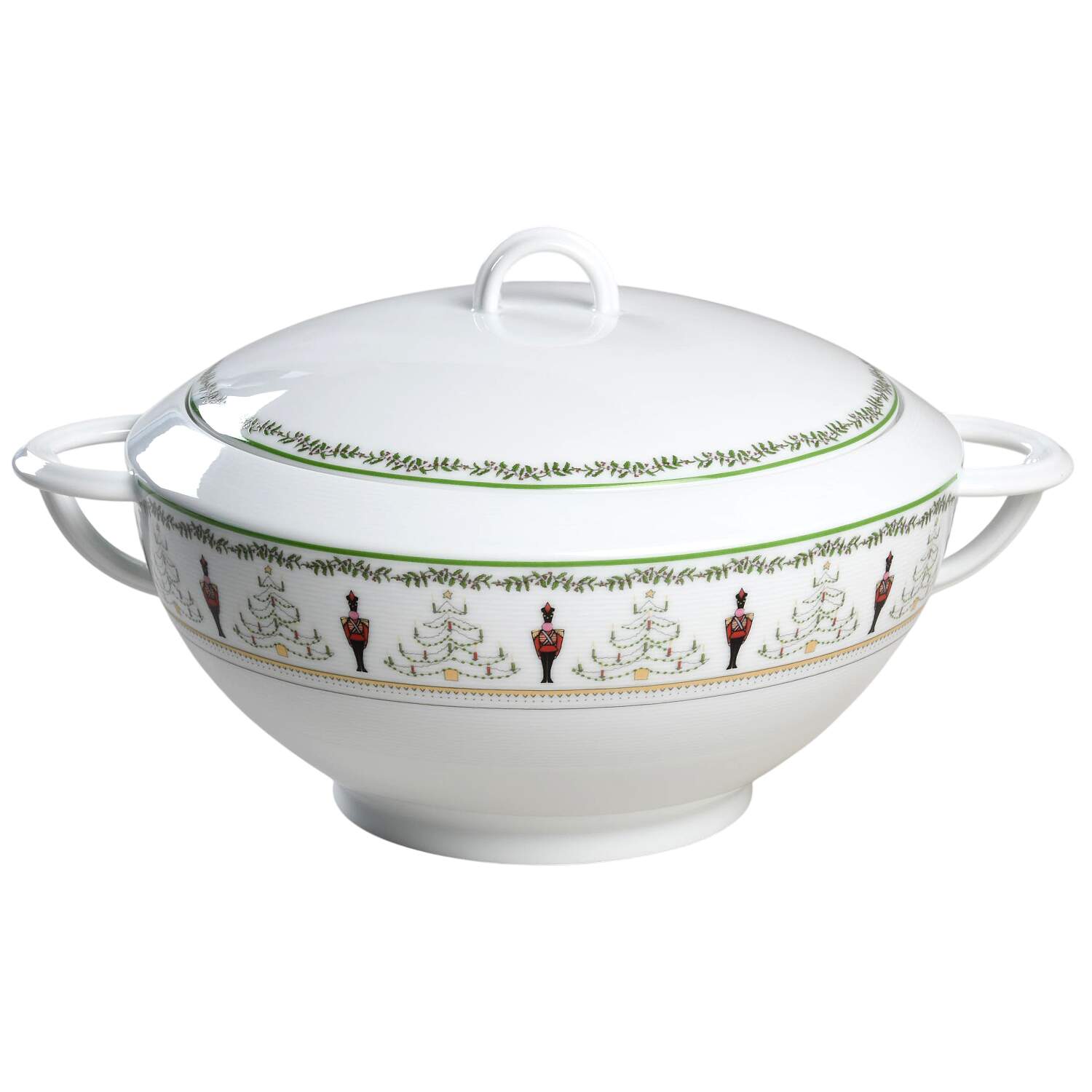 Grenadiers Tureen &  Lid by Bernardaud-1