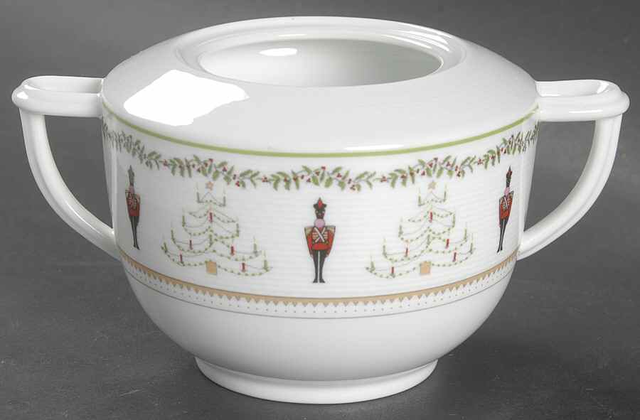 Grenadiers Sugar Bowl No Lid by Bernardaud-1