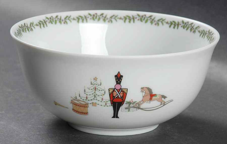Grenadiers Cranberry Bowl by Bernardaud-1