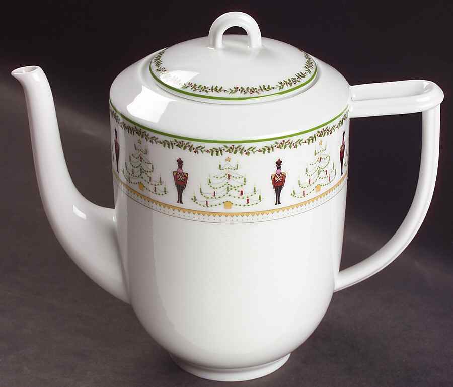 Grenadiers Coffee Pot & Lid by Bernardaud-1
