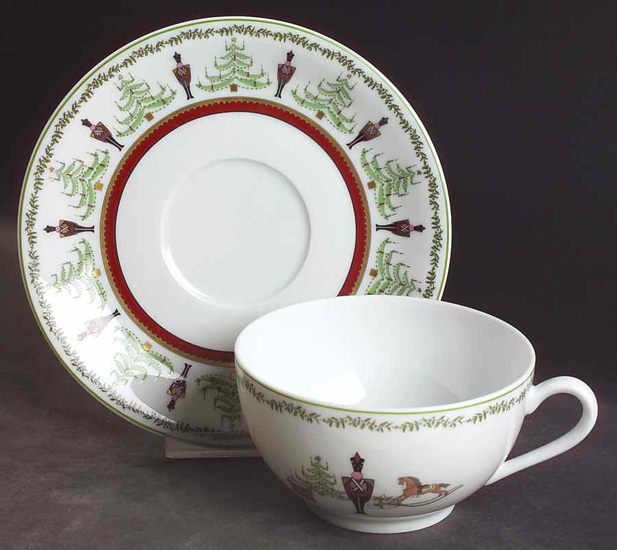 Grenadiers Jumbo Cup & Saucer Set by Bernardaud-1