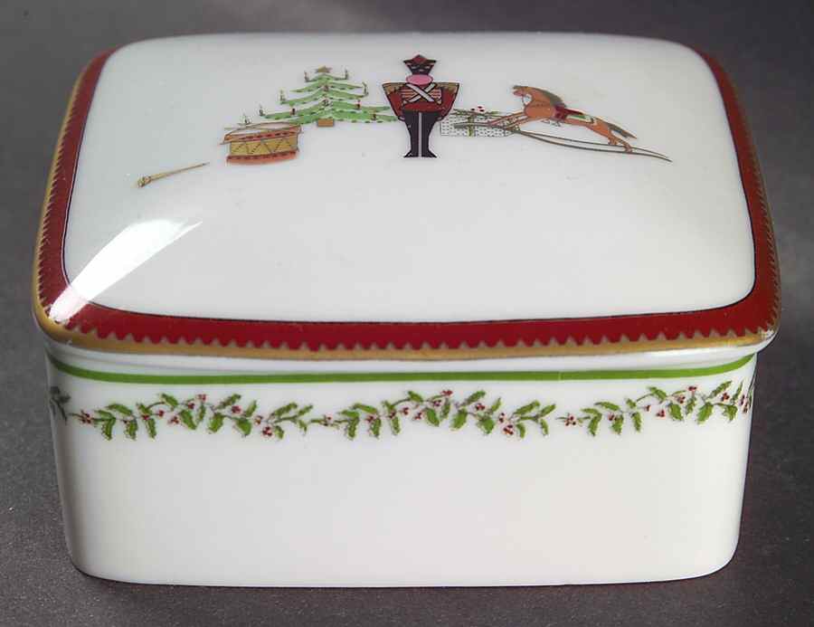 Grenadiers Square Box with Lid by Bernardaud-1