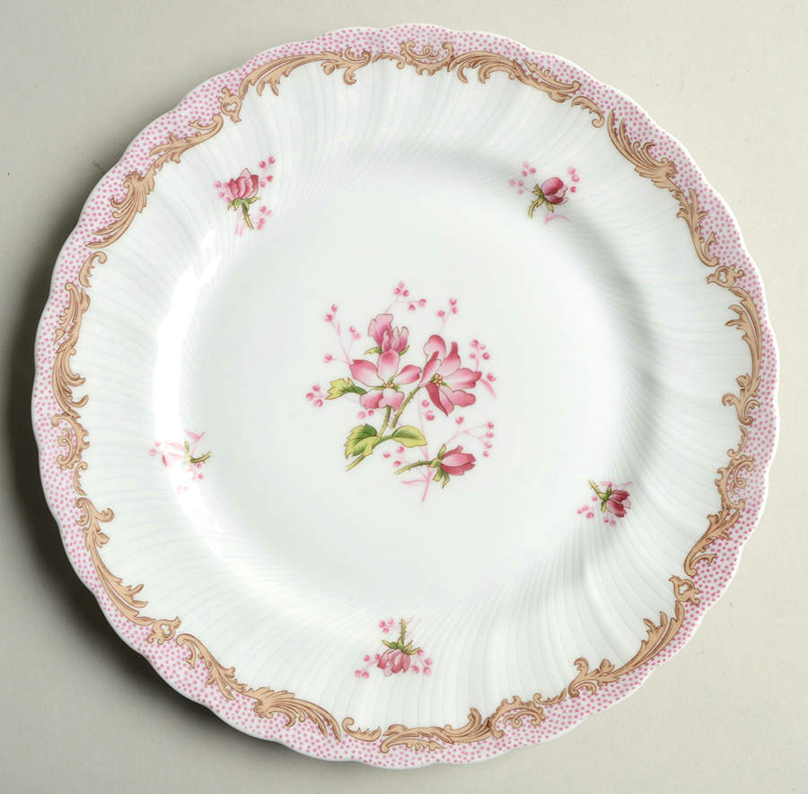 Henriette Rose Salad Plate by Bernardaud-1