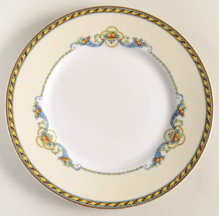 Horn of Plenty Salad Plate by Bernardaud-1