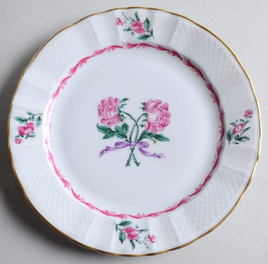 Hortense Pink (Gold Trim) Salad Plate by Bernardaud-1