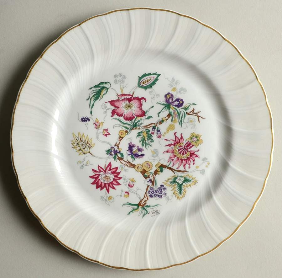 Indiennes Salad Plate by Bernardaud-1