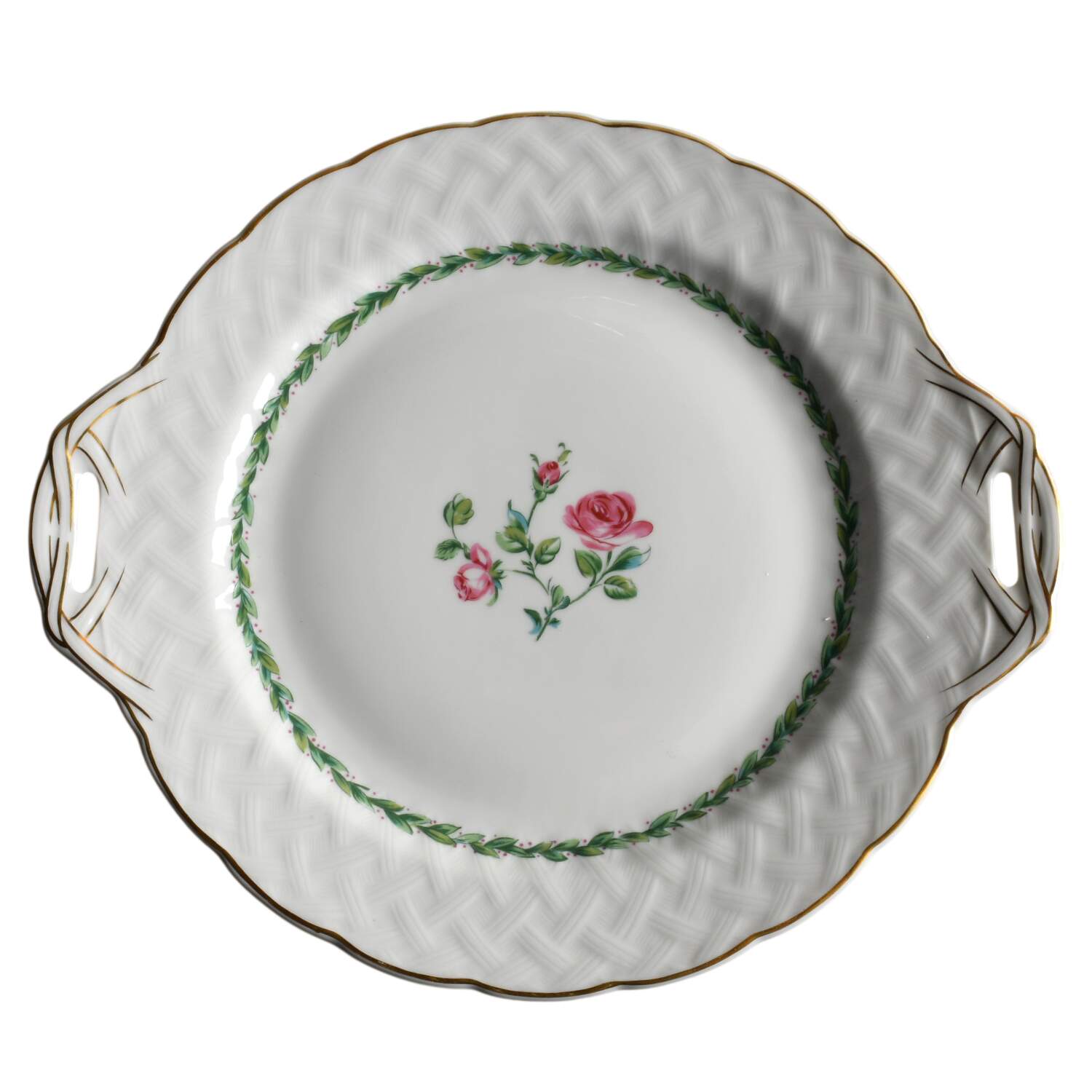 Isabelle Handled Cake Plate by Bernardaud-1