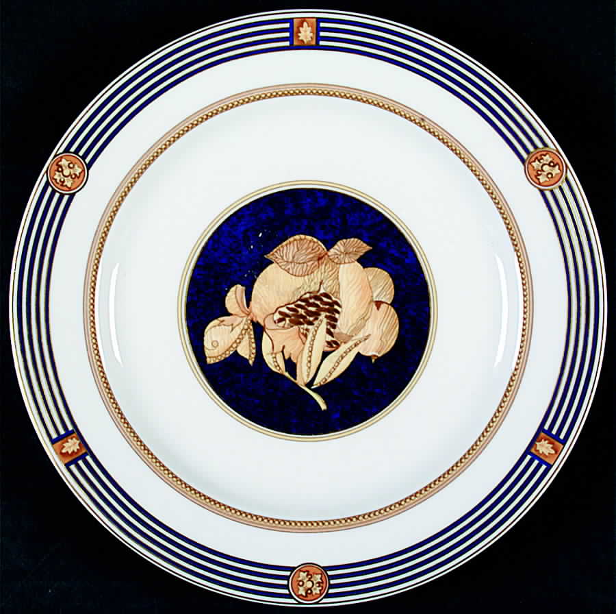 Kent Blue Salad Plate by Bernardaud-1