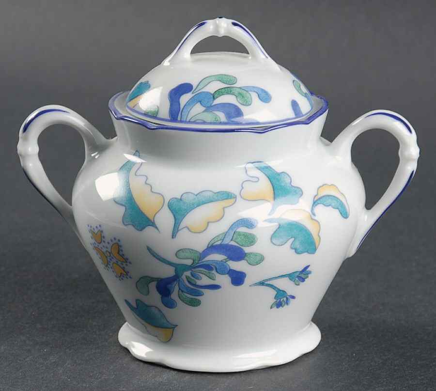 Kikou Sugar Bowl & Lid by Bernardaud-1