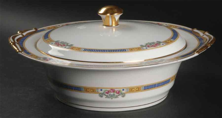 Lafayette Georgian Round Covered Vegetable by Bernardaud-1