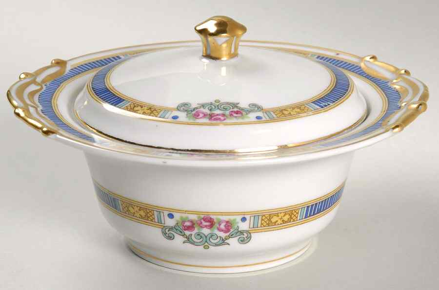 Lafayette Georgian Sugar Bowl & Lid by Bernardaud-1