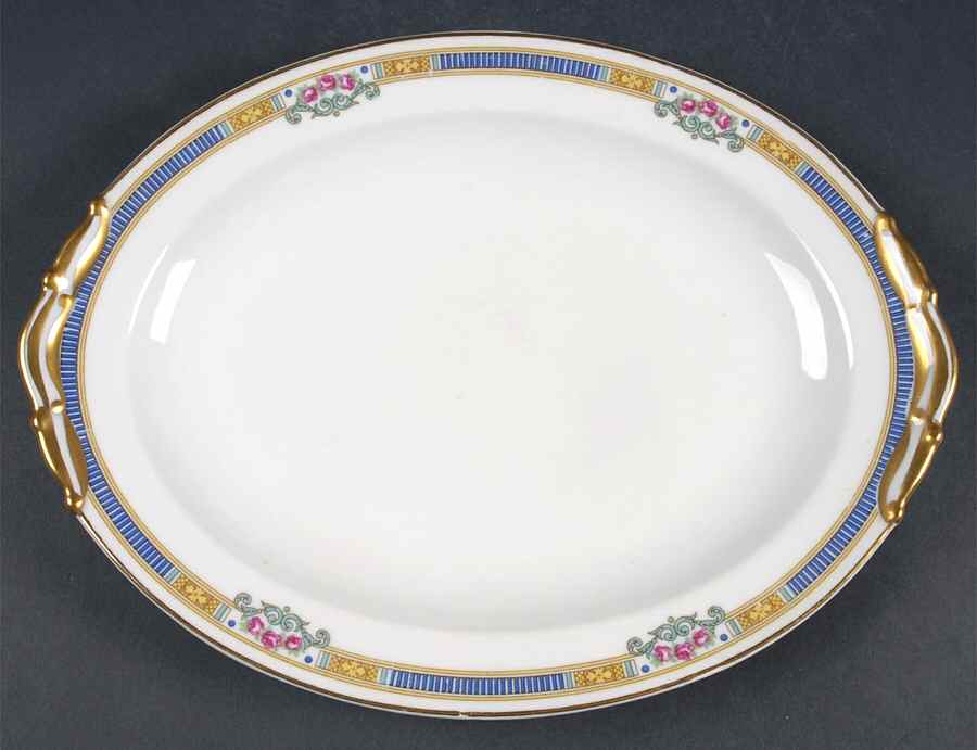 Lafayette Georgian 11" Oval Serving Platter by Bernardaud-1