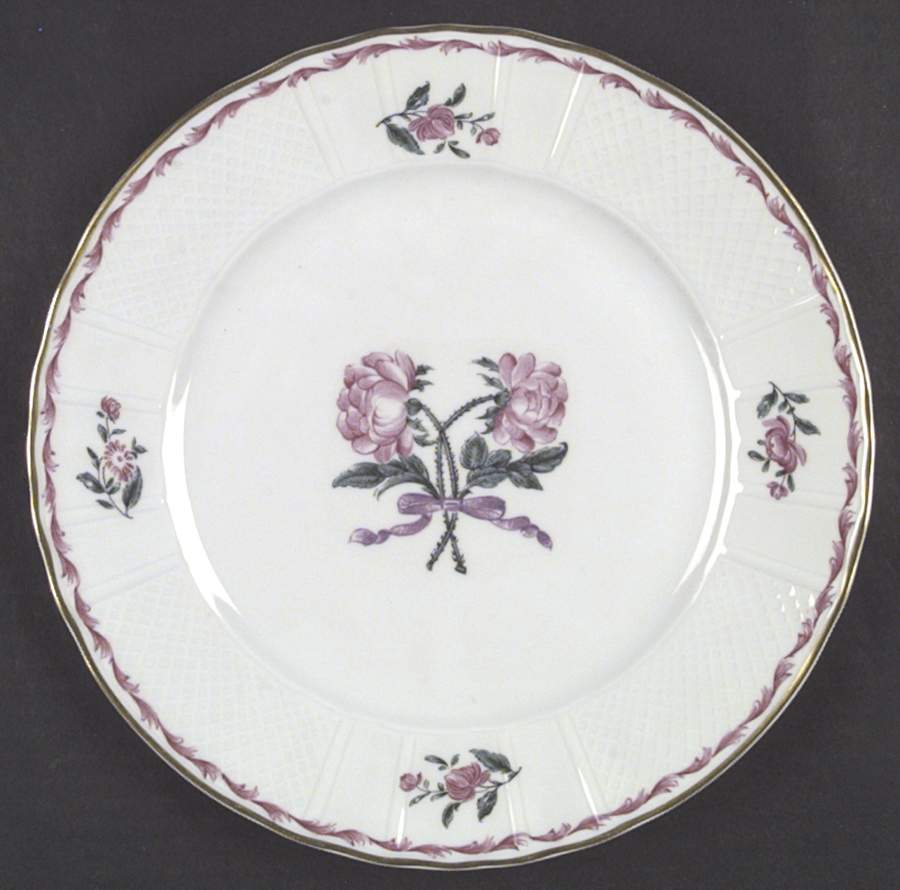 Les Deux Roses Dinner Plate by Bernardaud-1
