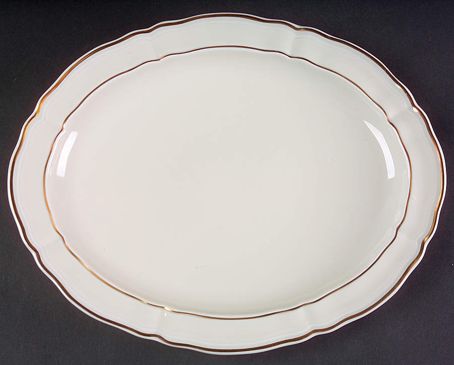 Louis XV 13" Oval Serving Platter by Bernardaud-1